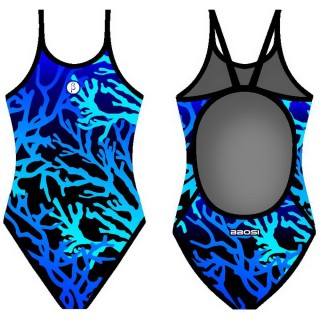 Bbosi 女士细肩带泳衣 珊瑚蓝 K6Q1H