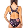 Turbo Swimming Swimsuit Womens Wide Strap Wave Ray Roses 83098229