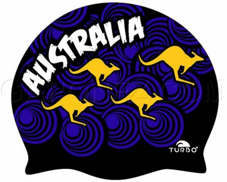Turbo Swimming Cap Australia Kangaroo 9701704