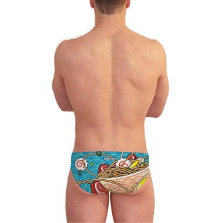 Bbosi 水球泳衣 拉面天空 K3AQH