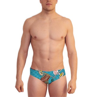 Bbosi 水球泳衣 拉面天空 K3AQH