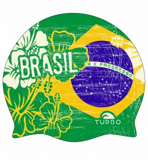 Turbo Шапочка для Плавания Brasil 9701770