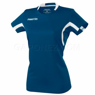 Macron Волейбольная Футболка Женская Alkaline Темно-Синий/Белый Цвет 20250701