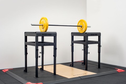 Stecter 举重杠铃块，高度调节85-115厘米（一对） SR-2432