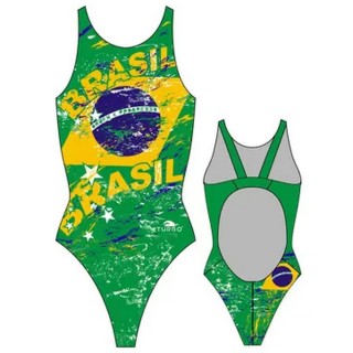 涡轮游泳女式宽肩带泳衣 巴西 893151