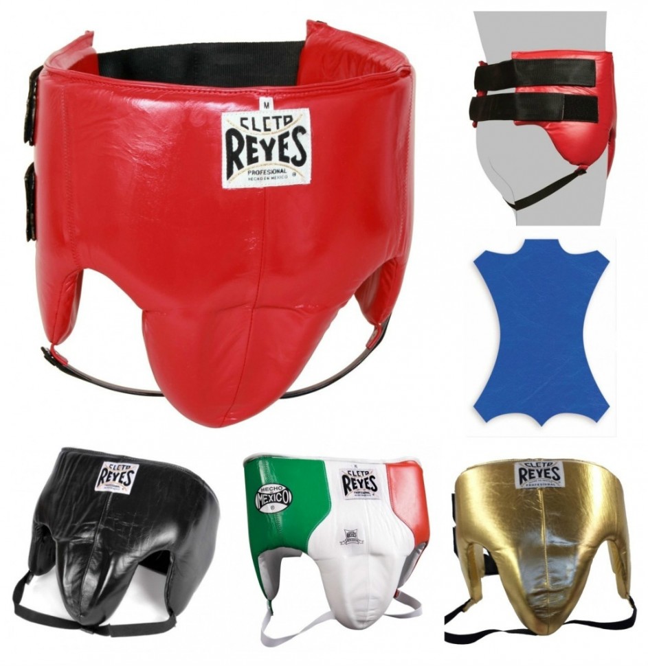 Red Cleto Reyes Traditional Kidney and Foul Padded Boxing Protective Cup 