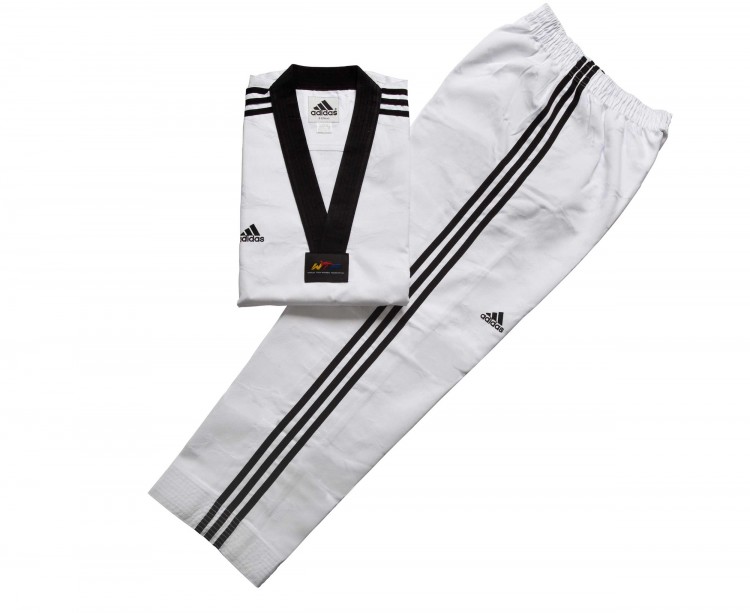 Adidas Kimono Taekwondo Adi-Supermaestro 2 WTF adiTSM01-WH-BK