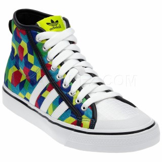 Adidas Originals Обувь Nizza Hi Shoes Зеленый/Синий G12191