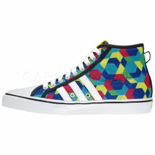 Adidas Originals Обувь Nizza Hi Shoes Зеленый/Синий G12191