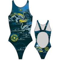 Turbo Swimming Swimsuit Womens Wide Strap Elephant 896481