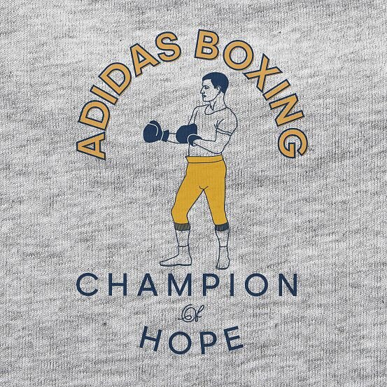 Adidas Top SS Camiseta WBC Boxeo Campeón de la Esperanza adiWBCT06