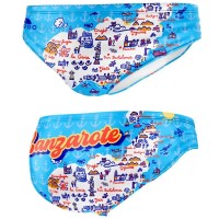 涡轮水球泳衣 兰萨罗特岛地图 731678