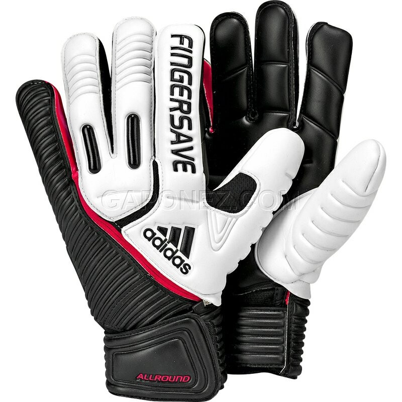 Купить Adidas (Адидас) Футбольные Перчатки Вратаря Fingersave E44929 Футбольная экипировка от Sport Gear