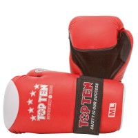 Top Ten MMA Gloves Open Hand Superfight 3000 ITF Red Color 2052-4