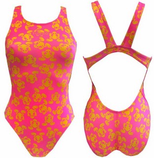 涡轮游泳女式宽肩带泳衣 格拉诺塔 8303861