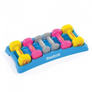 Reebok Набор из 6 гантелей (1-3 кг) в футляре RAWT-11056