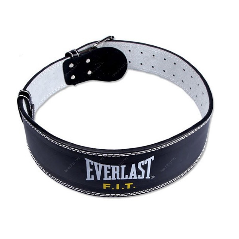 Everlast Leather Weight Lifting Belt Size Large Model #1012 MADE