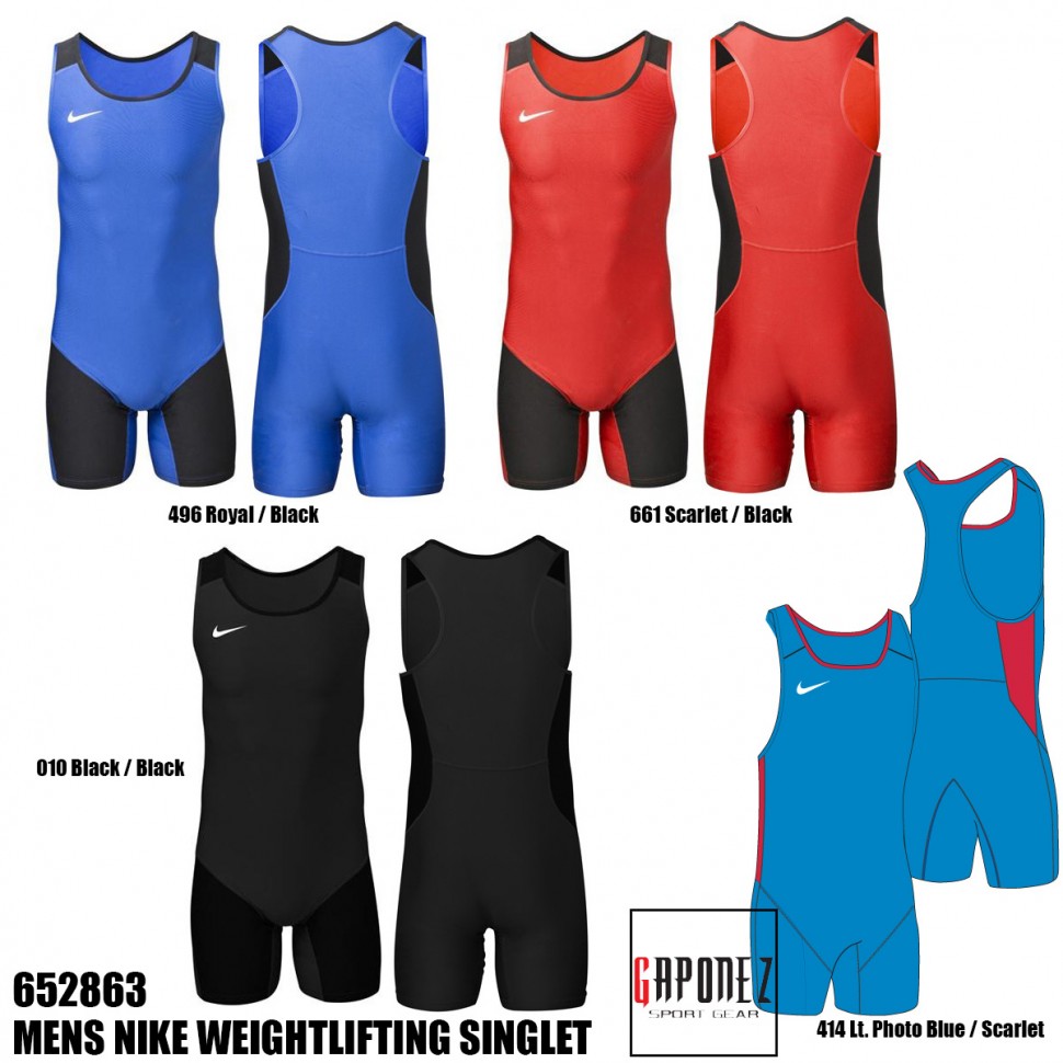tienda En general Deshabilitar Nike Weightlifting Singlet Mens 652863 from Gaponez Sport Gear