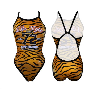 Turbo Swimming Swimsuit Womens Tiger College Revolution 83078130