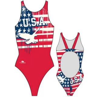 涡轮游泳女式宽肩带泳衣 美国之鹰 8300711