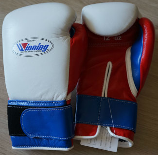 Winning Боксерские Перчатки Липучка под Заказ CO-MS-*00-B WH/RD/BL
