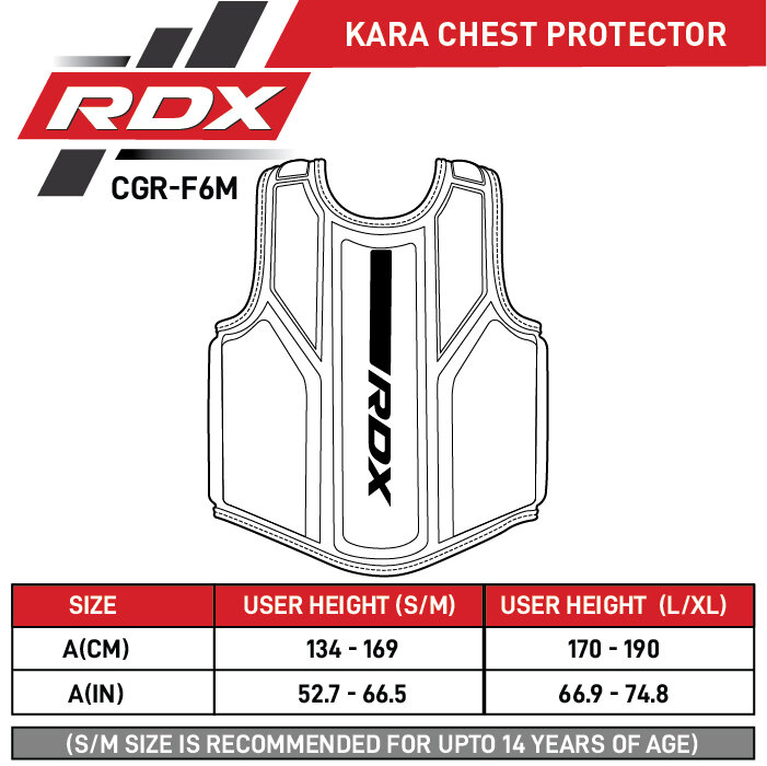 RDX Boxing Body Protector F6M Kara CGR-F6M
