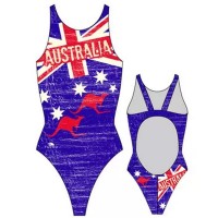 涡轮游泳女式宽肩带泳衣 澳大利亚复古 899061