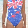 涡轮游泳女式宽肩带泳衣 澳大利亚复古 899061