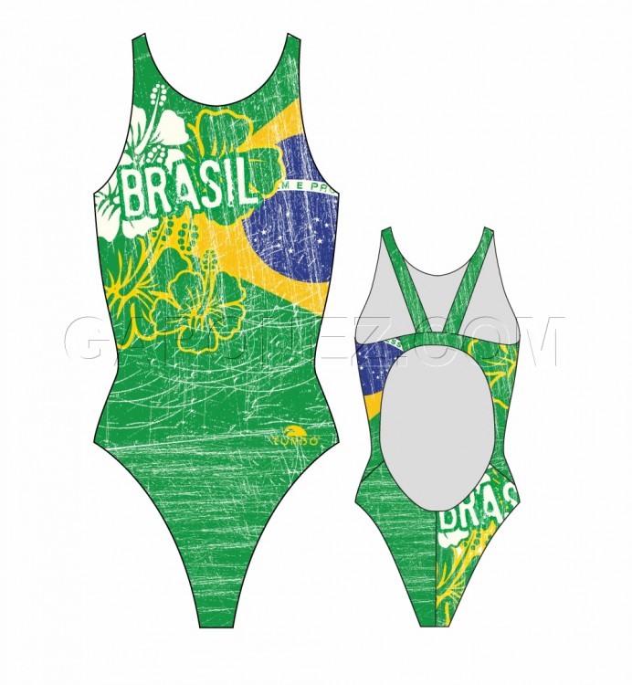 Turbo Swimming Swimsuit Womens Brasil Vintage 898621