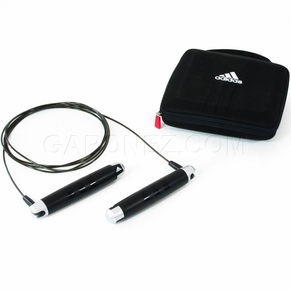 hermosa Brújula excepto por Adidas Skipping Rope Set with Carry Case Black Color (ADRP-11012) Q07653  from Gaponez Sport Gear