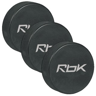 RBK Discos de Hockey de 3-Piezas H461084100