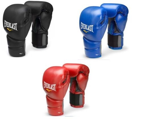 Everlast Pro Style Black Training Boxing Sparring Fighting Fitness Gloves 14 oz 