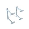 Gaponez Pair of End Supports for a Choreographic Double Row Wall Mounted Machine GCSD