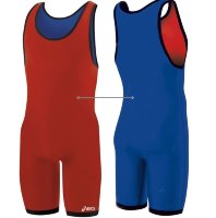 亚瑟士 摔跤服（双面）红/蓝 JT951-2343