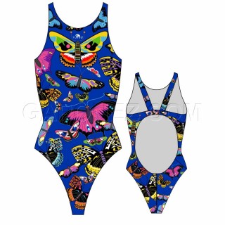 涡轮女式宽肩带泳衣 蝴蝶 899071