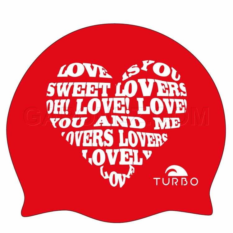 Turbo Шапочка для Плавания Letters Love 9701712