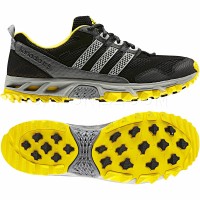 Adidas Легкая Атлетика Обувь Беговая Kanadia 5 Trail Черный/Светлый Оникс/Желтый Цвет Q22380