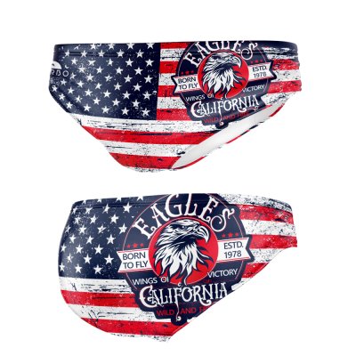 Turbo Water Polo Swimsuit USA Wings Eagle 730728