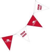 Turbo Флаги для Плавания на Спине Train Hard Red 980955