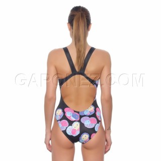 涡轮女式宽肩带泳衣 松饼 896061