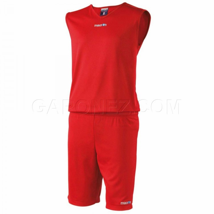 Macron Баскетбольная Форма Brooklyn Красный Цвет 431302