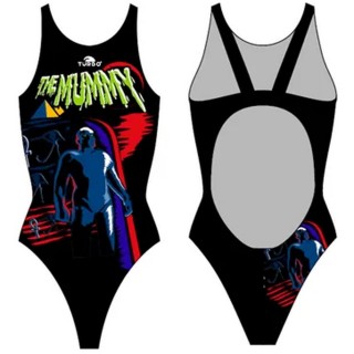 涡轮游泳女式宽肩带泳衣 木乃伊 894171