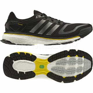 Adidas Легкая Атлетика Обувь Беговая Energy Boost Черный/Металлический/Желтый Цвет G64392