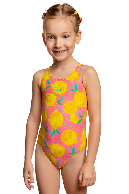 Madwave Children's One-Piece Swimsuit for Girls Afra F8 M0193 06
