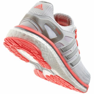 Adidas Легкая Атлетика Обувь Женская Energy Boost Белый/Серебристый Металлик Цвет Q33960