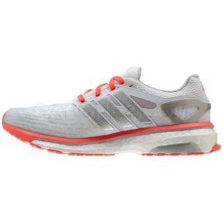 Adidas Легкая Атлетика Обувь Женская Energy Boost Белый/Серебристый Металлик Цвет Q33960