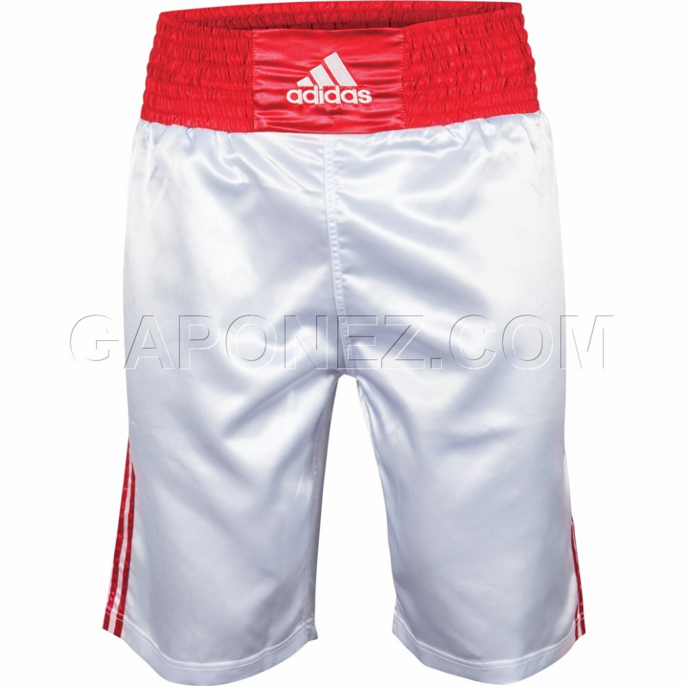 Купить Adidas Боксерские Шорты Classic ABTB WH/RD Boxing Shorts (Trunks ...