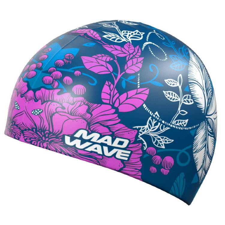 Madwave Swim Silicone Cap Fleur M0550 16