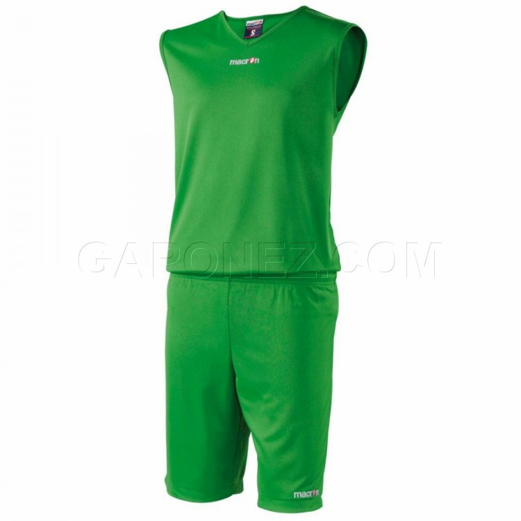 Macron Баскетбольная Форма Brooklyn Зеленый Цвет 431304