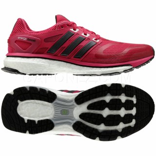Adidas Легкая Атлетика Обувь Женская Energy Boost Ярко-Розовый/Черный/Белый Цвет Q33961